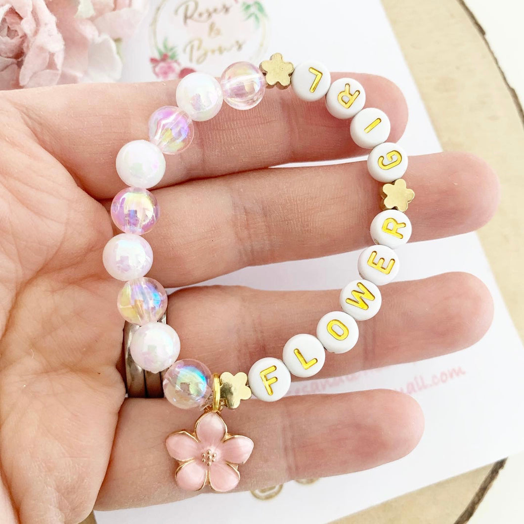 Flower Girl Bracelet - Bridesmaid Gift