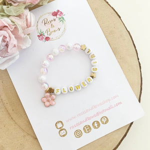 Flower Girl Bracelet - Bridesmaid Gift