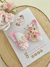 Load image into Gallery viewer, Pink Fairy Hair Bow Headband or Clip
