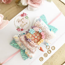 Load image into Gallery viewer, Dream Catcher Glitter Hair Bow Headband or Clip
