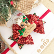 Load image into Gallery viewer, Baking Gingerbread Hair Bow Headband or Clip
