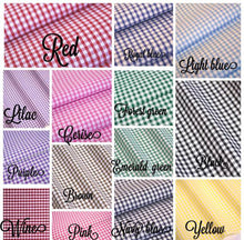 Load image into Gallery viewer, School gingham glitter scalloped snap clip set
