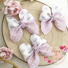 Load image into Gallery viewer, Sleepy Unicorn Hair Bow Headband or Clip
