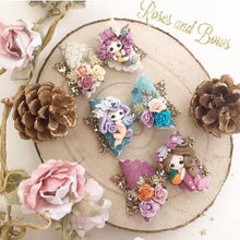 Load image into Gallery viewer, Autumn Mermaid Glitter Bow Headband or Clip
