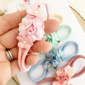 Dainty flower headbands