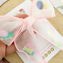 Load image into Gallery viewer, Easter Sequin Shaker Organza Hair Bow Headband or Clip
