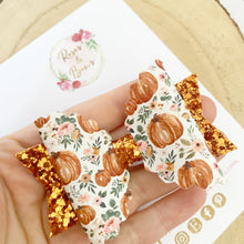 Load image into Gallery viewer, Pumpkin Hair Bow Headband or Clip
