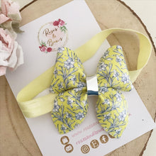 Load image into Gallery viewer, St David’s Day Leatherette Sailor Bow Headband or Clip
