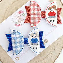 Load image into Gallery viewer, School Girl Bow Headband or Clip
