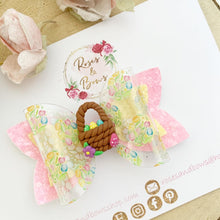 Load image into Gallery viewer, Easter Basket Hair Bow Headband or Clip
