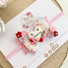 Load image into Gallery viewer, I Love Mummy Mother’s Day Hair Bow Headband or Clip
