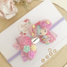 Load image into Gallery viewer, Ice Cream Girl Hair Bow Headband or Clip
