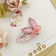 Load image into Gallery viewer, Dainty Bunny Ears Easter Snap Clip
