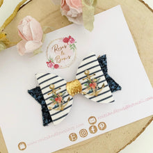 Load image into Gallery viewer, Anchor Hair Bow Headband or Clip
