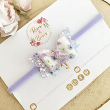 Load image into Gallery viewer, umbrella Glitter Hair Bow Headband or Clip
