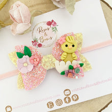 Load image into Gallery viewer, Easter Chick Hair Bow Headband or Clip
