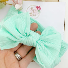Load image into Gallery viewer, Mint Nylon Headwrap Headband
