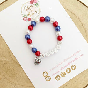 Girls Personalised Jubilee Bracelet