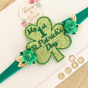 1st St Patrick’s Day Headband