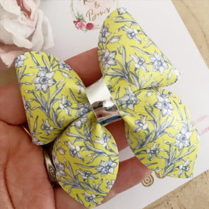 St David’s Day Leatherette Sailor Bow Headband or Clip