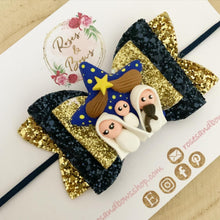 Load image into Gallery viewer, Nativity Hair Bow Headband or Clip

