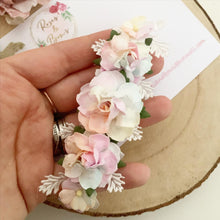 Load image into Gallery viewer, Pastel Rainbow rose flower headband
