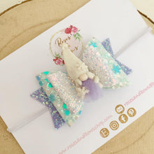 Load image into Gallery viewer, Christmas gnome Hair Bow Clip or Headband
