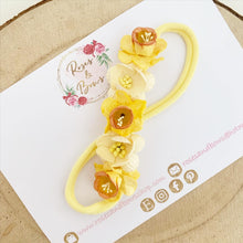 Load image into Gallery viewer, Daffodil nylon headband - Flower Crown Headband
