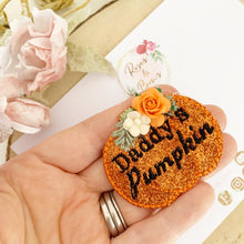 Load image into Gallery viewer, Mummy’s Pumpkin / Daddy’s Pumpkin Headband or Clip
