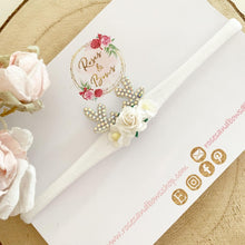 Load image into Gallery viewer, Dainty White Reindeer Headband
