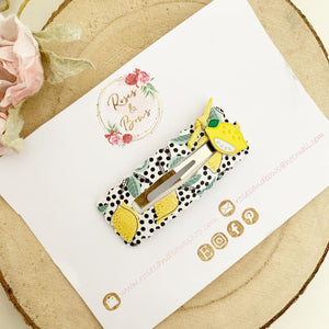 Lemon large snap clip