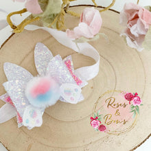 Load image into Gallery viewer, Hop Little Bunny Easter Hair Bow Headband or Clip
