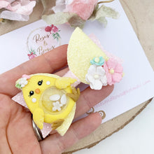 Load image into Gallery viewer, Easter Chick Shaker Hair Bow Headband or Clip
