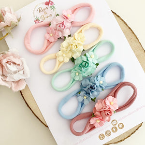 Dainty flower headbands