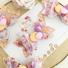 Load image into Gallery viewer, Halloween Transparent Pumpkin Hair Bow Headband or Clip

