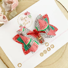 Load image into Gallery viewer, Watermelon Hair Bow Headband or Clip
