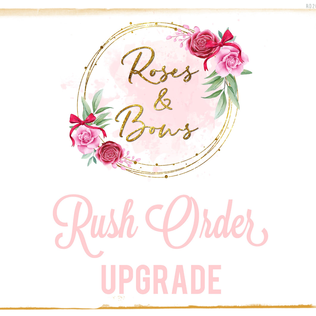 Rush order upgrade - 3 day despatch