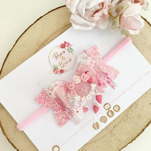 Dream Catcher Glitter Hair Bow Headband or Clip