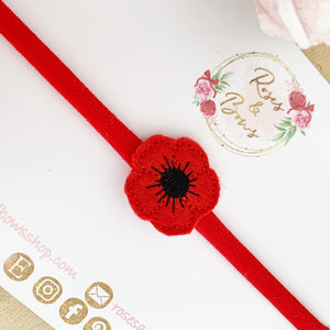 Poppy headband in