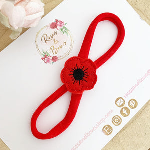 Poppy headband in