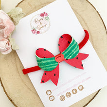 Load image into Gallery viewer, Watermelon Hair Bow Headband or Clip
