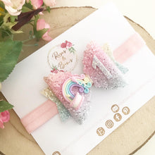 Load image into Gallery viewer, Birthday Hair Bow - Birthday Headband - Birthday Hair Clip
