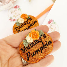 Load image into Gallery viewer, Mummy’s Pumpkin / Daddy’s Pumpkin Headband or Clip
