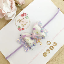 Load image into Gallery viewer, umbrella Glitter Hair Bow Headband or Clip
