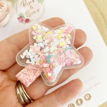 Load image into Gallery viewer, Shaker sequin star hair clip

