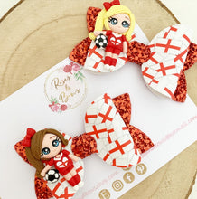 Load image into Gallery viewer, England football World Cup Hair Bow Headband or Clip
