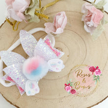 Load image into Gallery viewer, Hop Little Bunny Easter Hair Bow Headband or Clip
