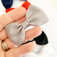 Load image into Gallery viewer, Classic colours Ribbon Hair Bow Clip Set
