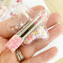 Load image into Gallery viewer, Shaker sequin star hair clip
