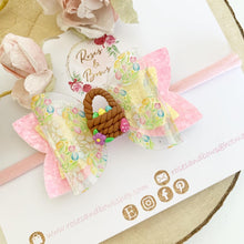 Load image into Gallery viewer, Easter Basket Hair Bow Headband or Clip
